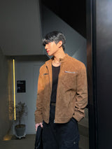 Robe biker suede jacket