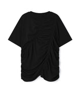 [LAN ARCHIVE] Front Shirring Short Sleeve T-Shirt