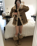 セムレースアップフォールドロングブーツ