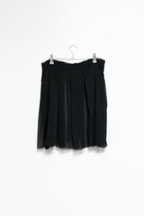 シースルーカッティングプリーツスカート(3colors)