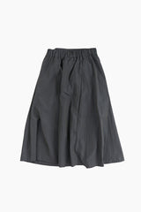 Fab Button Flare Long Skirt