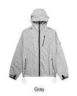 テナキャップフードハイネックウィンドジャケット