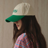 Parc Color block Ball Cap_Green