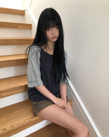 Wheat Roll-Up 7-Sleeve T-Shirt