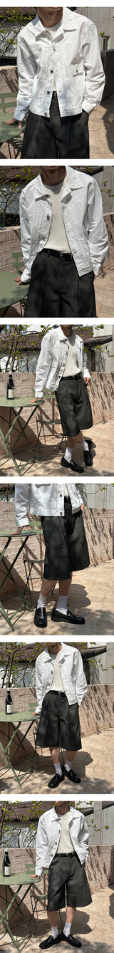 [S/S] Tin nylon crop jacket(3color)