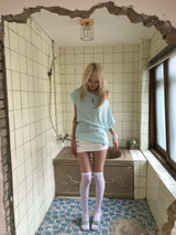 GLOW NAPOLEON STUD MINI SKIRT
