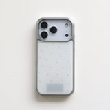 [Epoxy] ミニステッチ(gray)シルバーバンパーケース