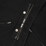 コーデュロイカラーワークジャケット [BLACK]