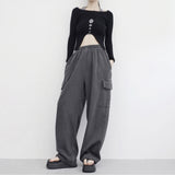 (Unisex) LeCia Cargo String Pants