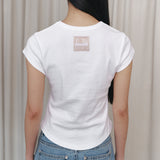 C 90S LINE BASIC T-SHIRT_WHITE