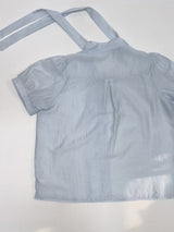 Pomelo Tie Short Sleeve Blouse
