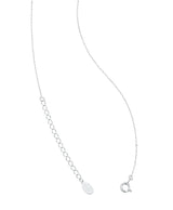 [925 silver] Un.silver.89 / アボカネックレス (シルバー)
