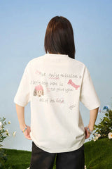 ラインドッグルーズフィットTシャツ