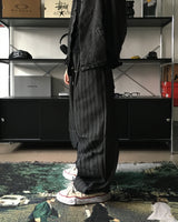 HD two-pin tuck striped pants (2C)