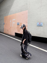 waki camo wide pants