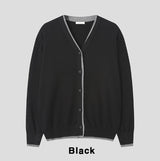 Mino color matching layered cardigan