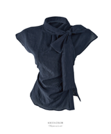 Celina Scarf Blouse (4color)