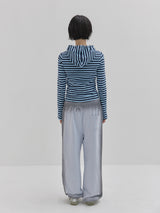 Hand Sprayed Jersey Pants (Sky Blue)