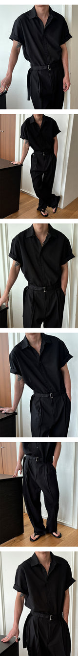 [SET UP가능] Summer belt slacks(4color)