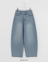 Obe wide denim pants