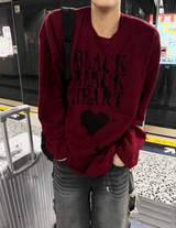 Black street knitwear