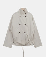 Bailin Belted Short Trench Jacket