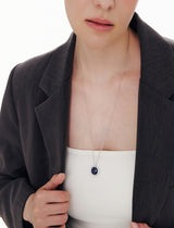 26SS★ [Premium Plating] Penisense AB Coin Necklace Lapis Lazuli