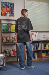 ブルーウェーブピグメント半袖Tシャツ