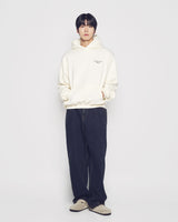 25FW ベーシックロゴナッピングフーディー クリーム