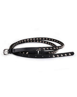 a two-line cross stud belt