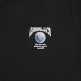 24FW ワールドワイドグローブベアアートワーク半袖Tシャツ (OVERSEAS EXCLUSIVE) ブラック