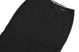  Lisha wrap long skirt (black)