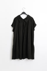 mock neck shirring pocket ops(3colors)