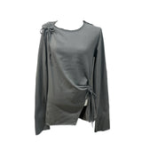 Cloud Draw Deck Shirring Team Long Sleeve T-Shirt (4 Colors)