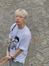 トレインナ染め半袖Tシャツ 2C