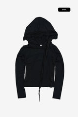 Alicorn draped hooded tee
