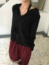 Slab Sweat 2-Way Hooded Zip Up (4c)