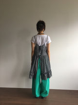 Backless plaid one-piece (2color)