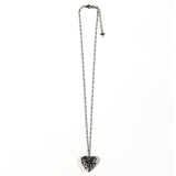 og heart necklace