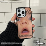 Hip Baby Face Epoxy Bumper iPhone Case