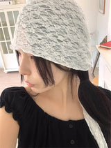 BEADS LACE SCARF (2C)