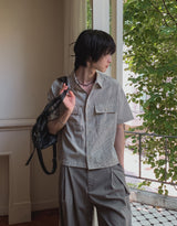 ロブレダブルクロップチェックショートスリーブシャツ