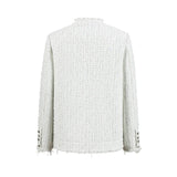 13DE MARZO Badge Vintage Chunky Wool Jacket