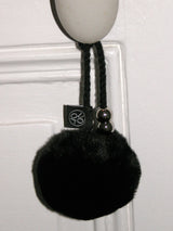 Fur Key Ring_Medium_Black