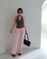 26ss Spring Roll-Up Bootcut Pants