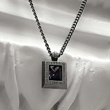 フレームストーンIIネックレス_IOLITE