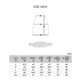 Sundy Charlang クールデニムロングスカート [ショート & ベーシックセレクション] Lyocell Fabric