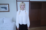 Hime round collar shirt