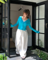 Salty See-through Crop Cardigan