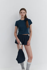 【MADE】 ワッフルトレーニングショーツ_ネイビー